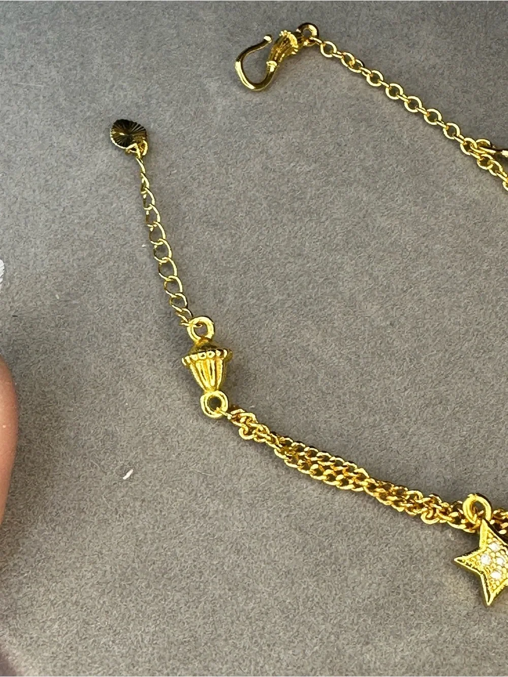 Gold-Tone Star Charm Bracelet - Women Jewelry